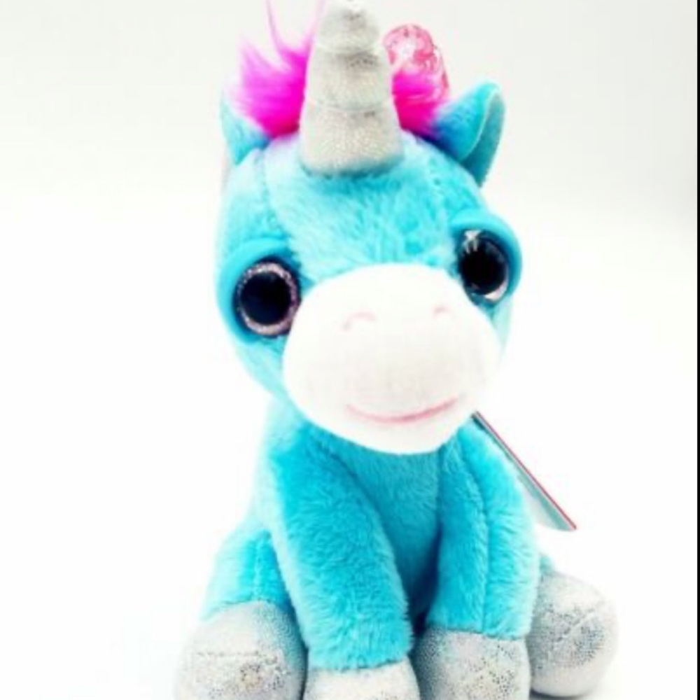 ✨Host Pick✨Russ Li'l Peepers Blue Twinkle The Unicorn Plush